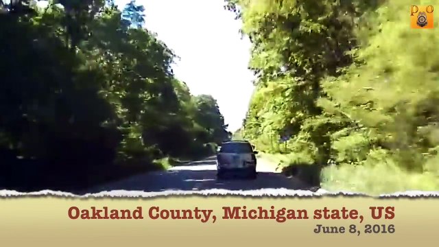 Police chase Car crash after police chase, Michigan