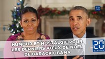 Humour et nostalgie pour les derniers vœux de Noël de Barack Obama