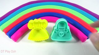 arn Colors Play Doh Rainbow!! Ice Cream Star Baby Molds Fun and Creative for K