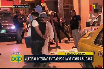 Cercado de Lima: joven muere tras caer del cuarto piso de edificio