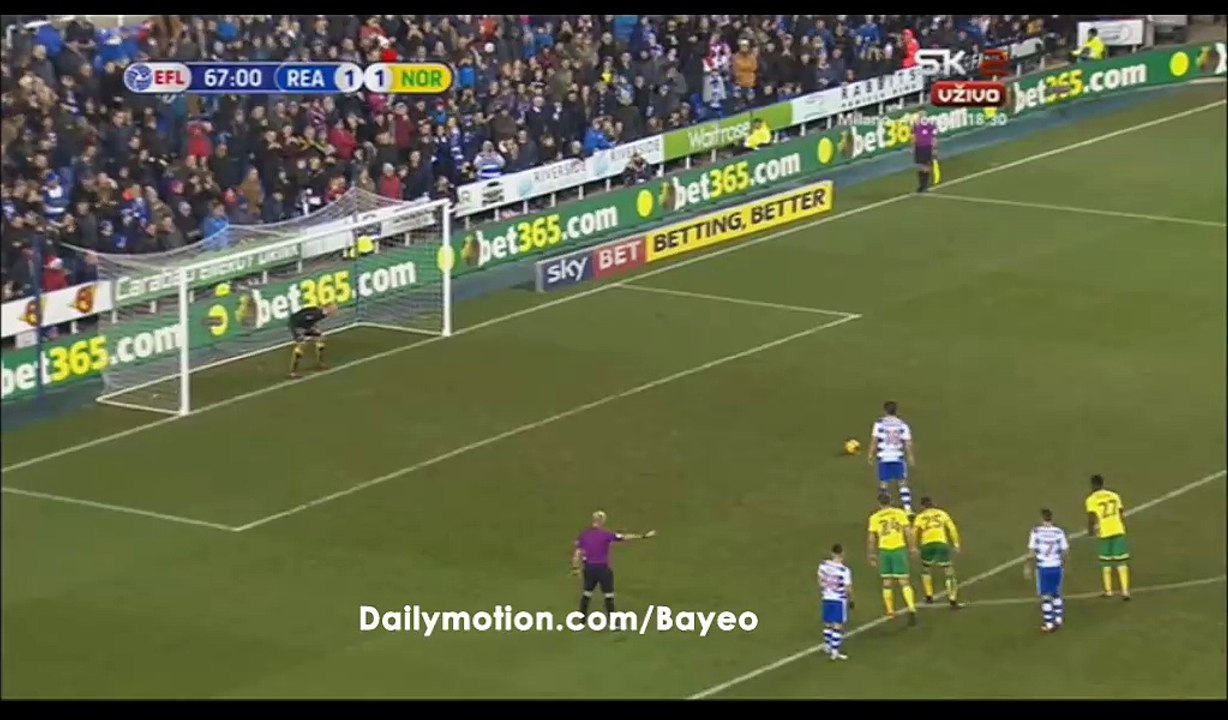 Garath McCleary Goal HD - Reading 2-1 Norwich - 26.12.2016