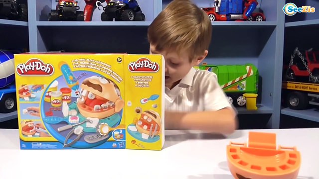 BRUDER Jeep Land Rover. Play Doh Doctor Drill N Fill Playset Dentist Cars Toys Review