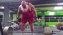 Santa's been lifting a lot of presents this year...