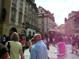 Place de l'horloge astronomique à Prague