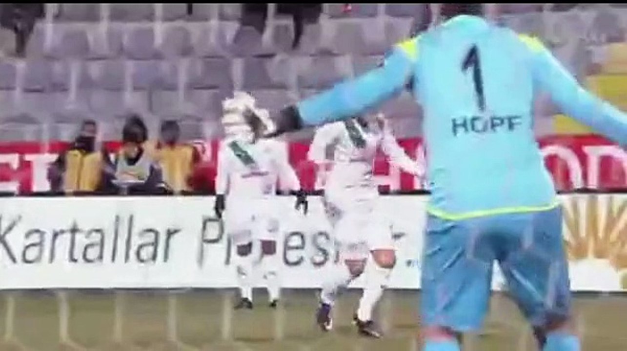 Kubilay Kanatsizkus Goal - Genclerbirligi 1-1 Bursaspor 26.12.2016