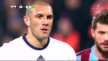 Fernandao Penalty  Goal  - Trabzonspor vs Fenerbahce 0-1  26-12-2016 (HD)