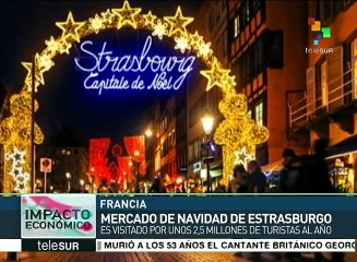 Mercado de Estrasburgo recibe a 2,5 millones de turistas al año