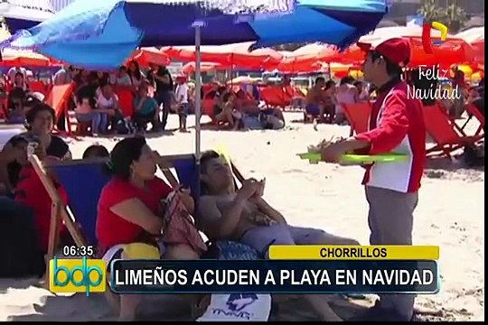 Chorrillos: limeños visitaron las playas en Navidad