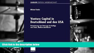 Audiobook  Venture Capital in Deutschland und den USA: Finanzierung von Start-ups im GefÃ¼ge von