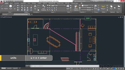 10 Selecting drawing units (AutoCAD 2016 Essential Training)