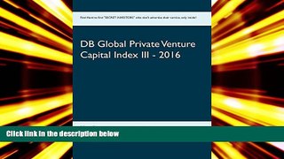 PDF  DB Global Private Venture Capital Index III - 2016  Trial Ebook