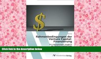 Audiobook  Rahmenbedingungen der Venture Capital-Finanzierung: Ein internationaler Vergleich  der