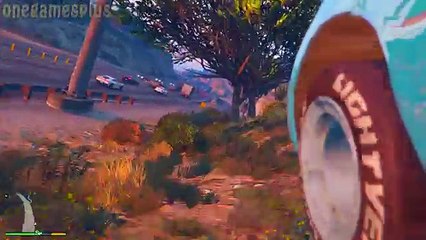 Dinoco King 43 Disney car GTA V Children Songs Nursery Rhymes The Muffin Man