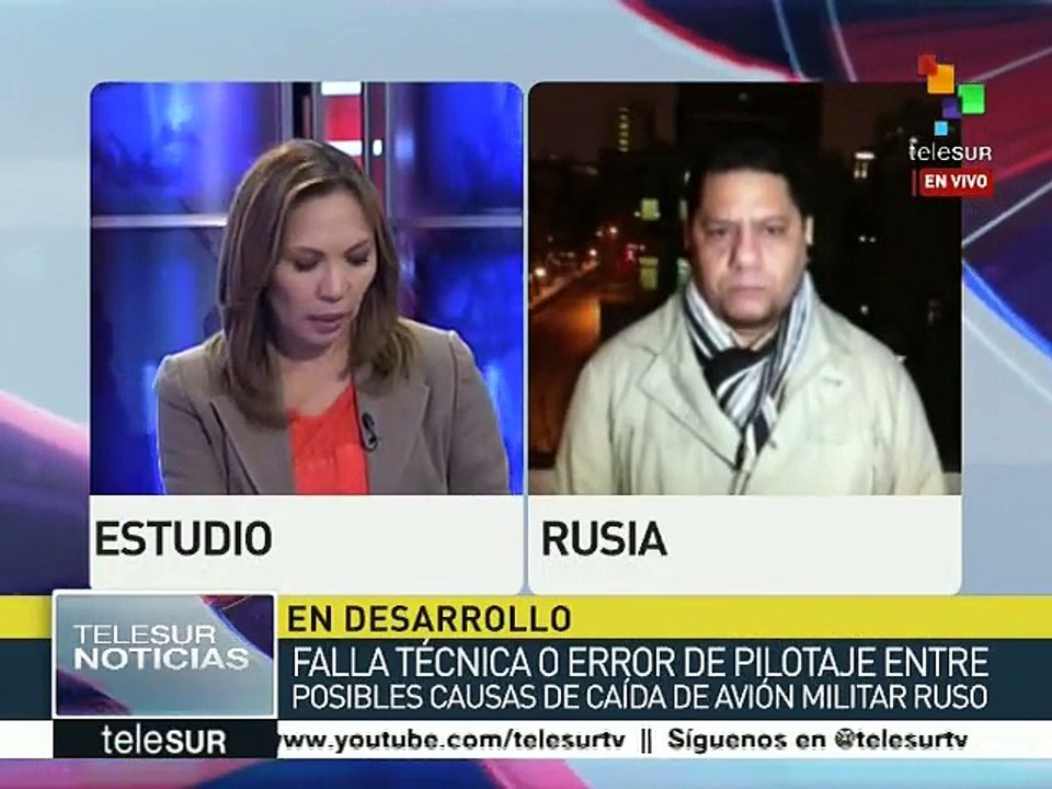 Fallo humano o técnico, probable causa de caída de avión ruso