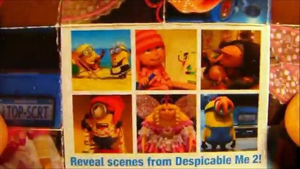 2013 DESPICABLE ME 2 SET OF 4 HARDEE S COOL KID S MEAL ACTIVITY PLAY SETS VIDEO REVIEW