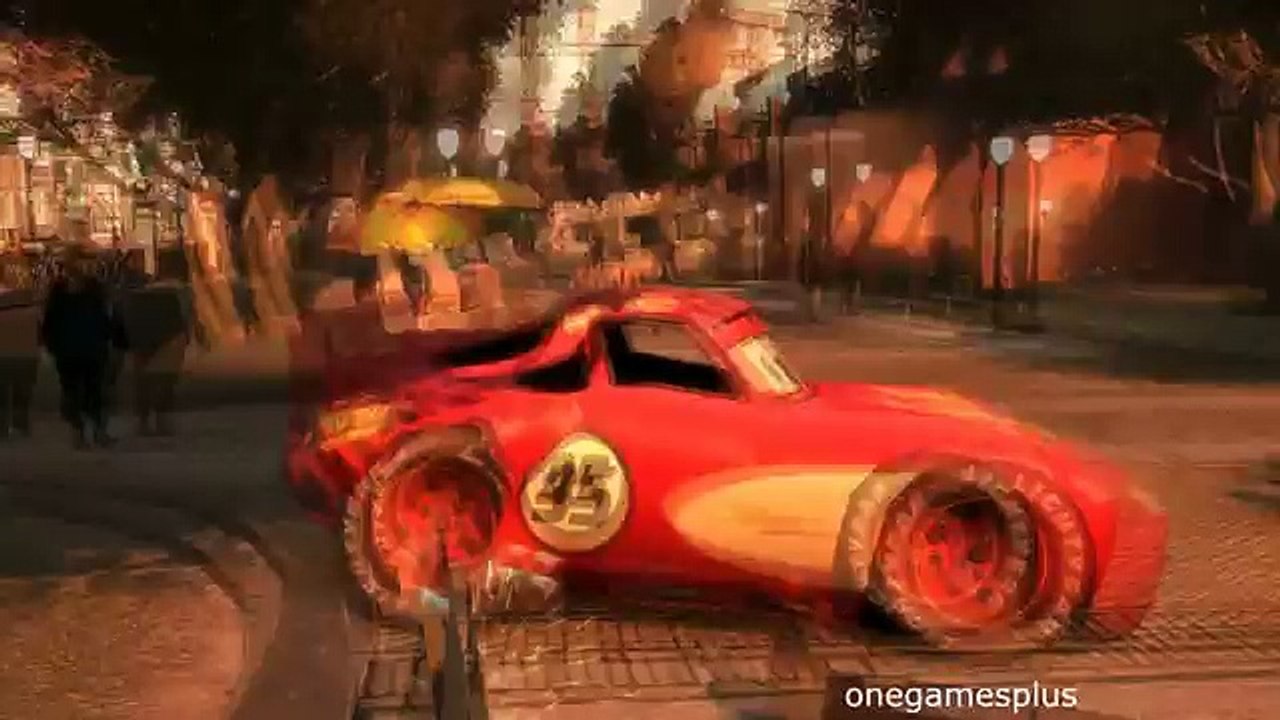 Lightning McQueen Disney car Ten Jumps Off Roof crash test by onegamesplus
