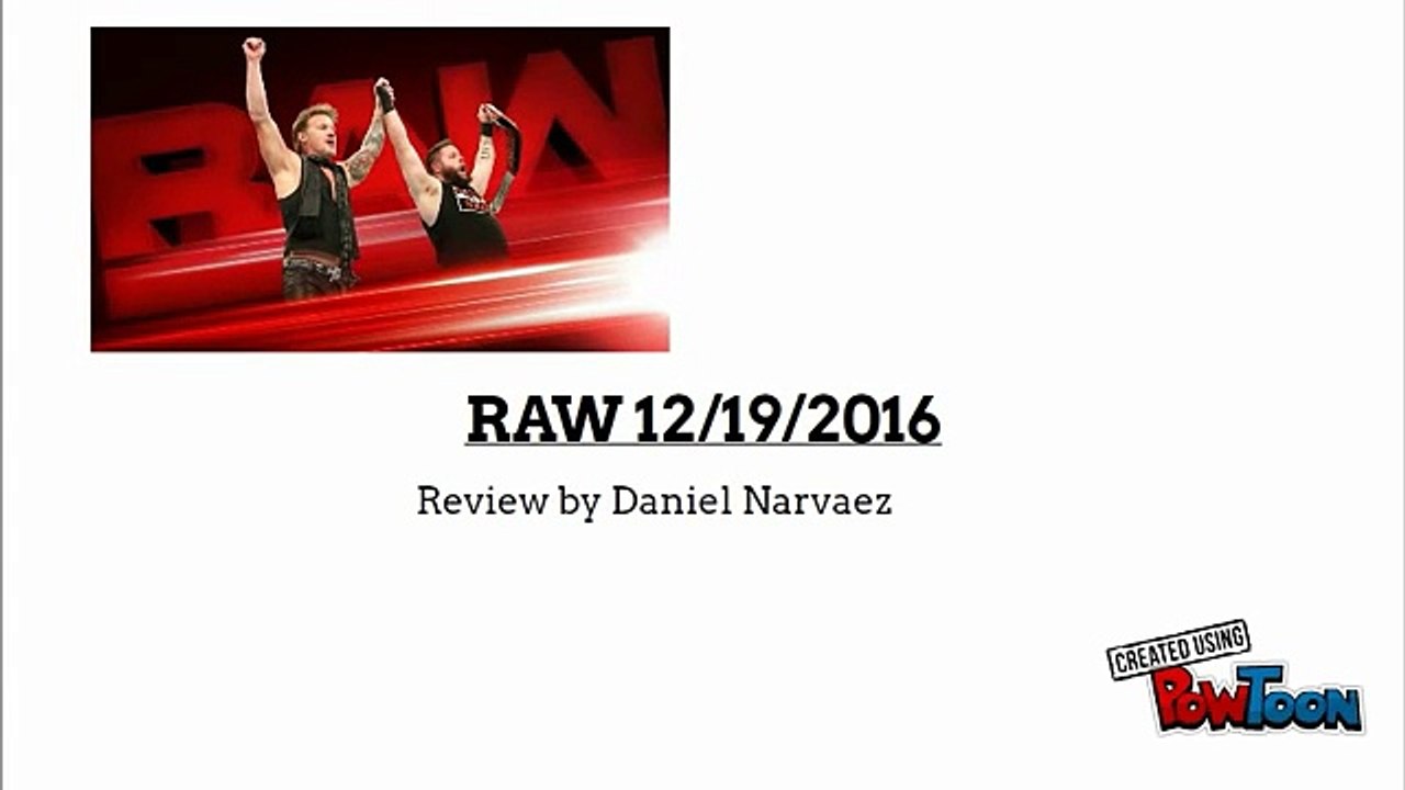 RAW 12-19-2016 summary w- review