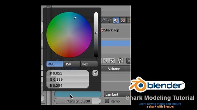 Blender Rendering | Model and Texture a Shark Part 2