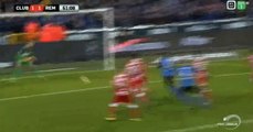 Ricardo van Rhijn Goal - Club Brugge KVt1-1tMouscron 26.12.2016