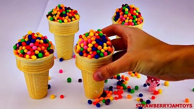 Play Doh Surprise - Rainbow Dippin Dots Shopkins Cars 2 MLP Balloon - Surprise Eggs