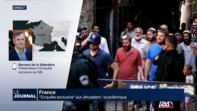 Enquête exclusive sur Jérusalem: Bernard de la Villardière débat sur le plateau d'i24news