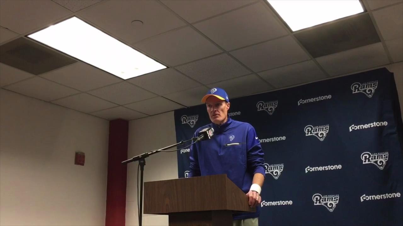Rams interim coach John Fassel speaks about Johnny Hekker’s greatness