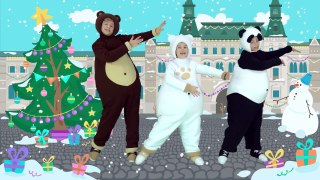 ТРИ МЕДВЕДЯ - ПЕСЕНКА ПРО НОВЫЙ ГОД 2017 - развивающая песня мультик для детей малышей.