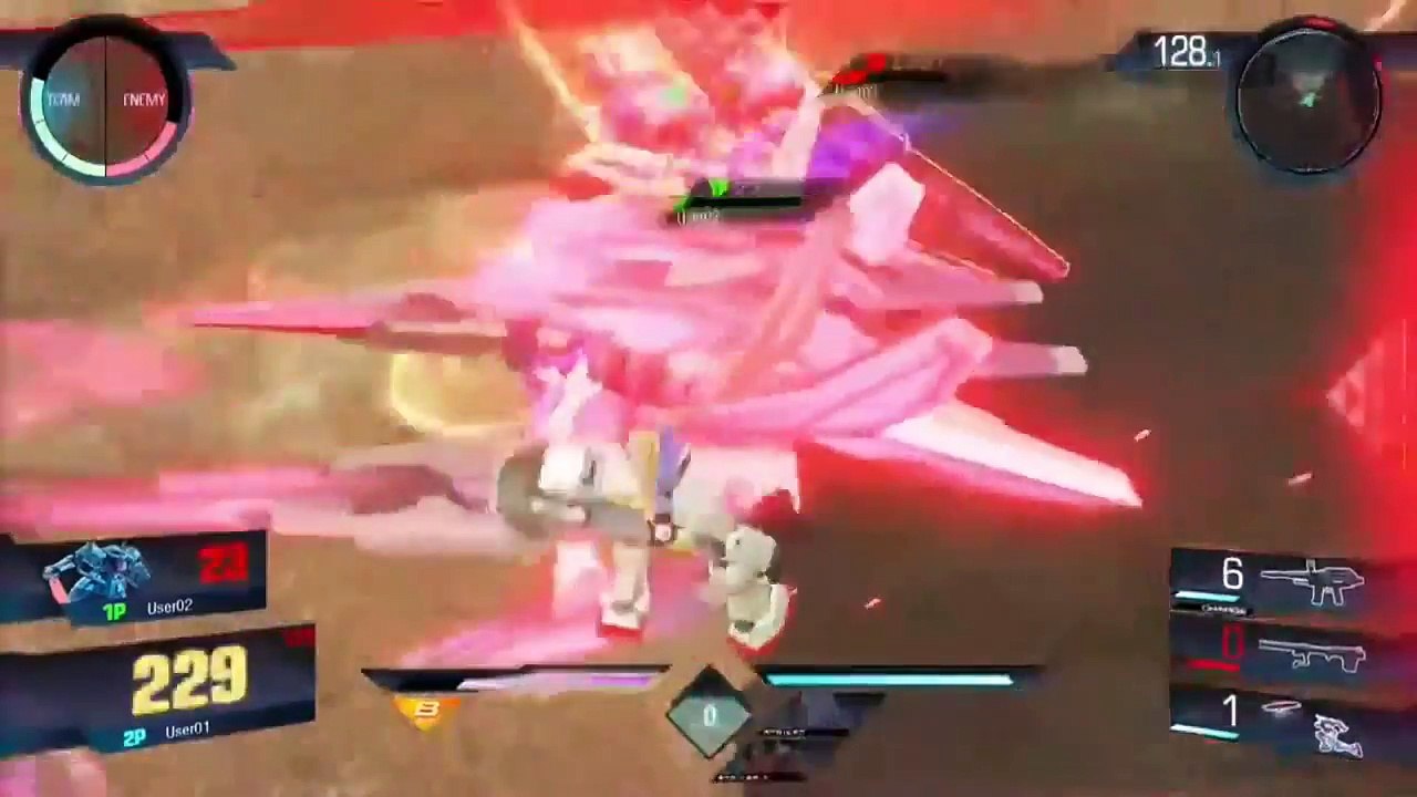 Gundam Versus - Gameplay