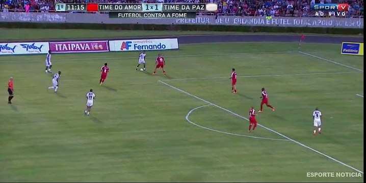 Amigos Alexandre Pires vs Amigos Fernando Pires 2º Gol Emerson Sheik Jogo Beneficente 26-12-2016 (HD)