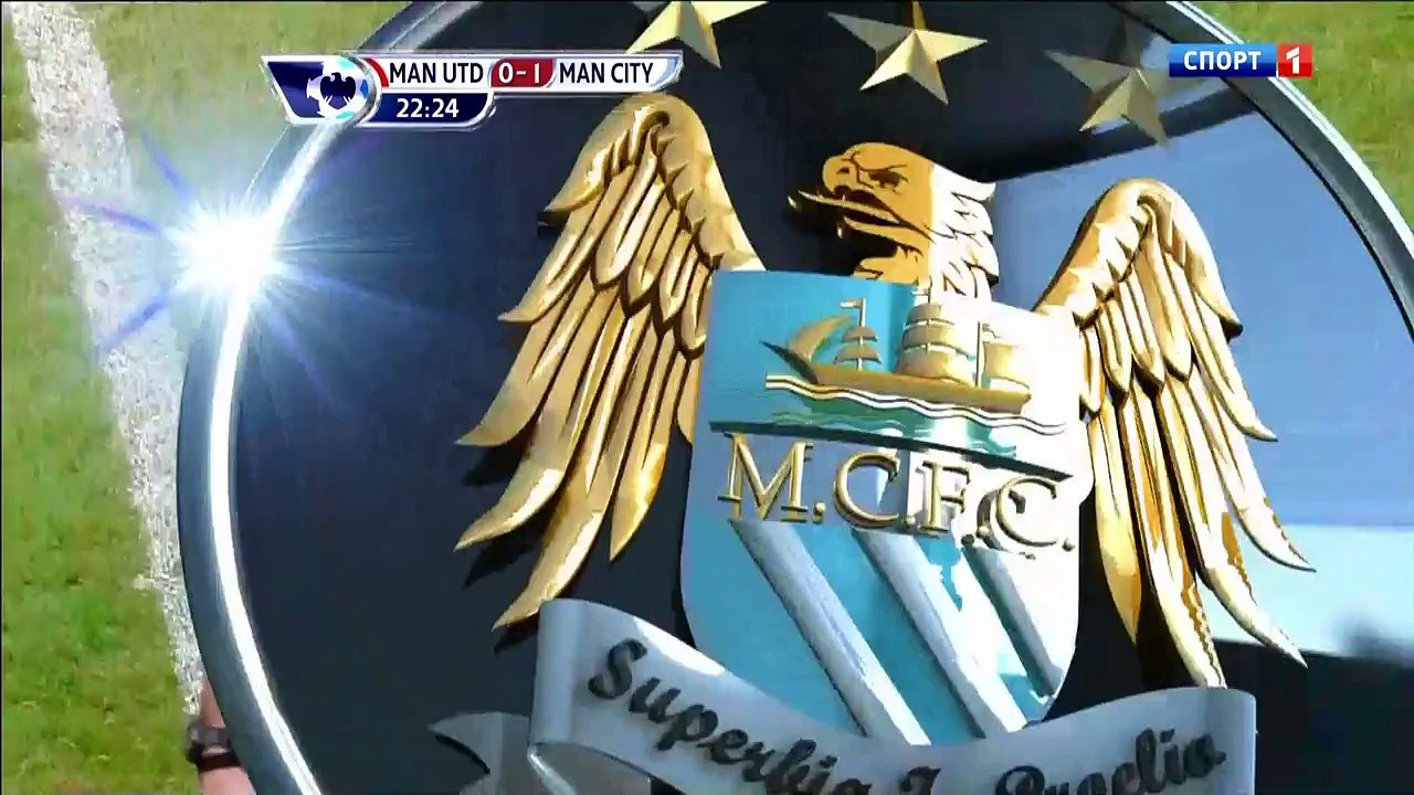 اهداف مباراة مانشستر سيتي و مانشستر يونايتد 6-1...