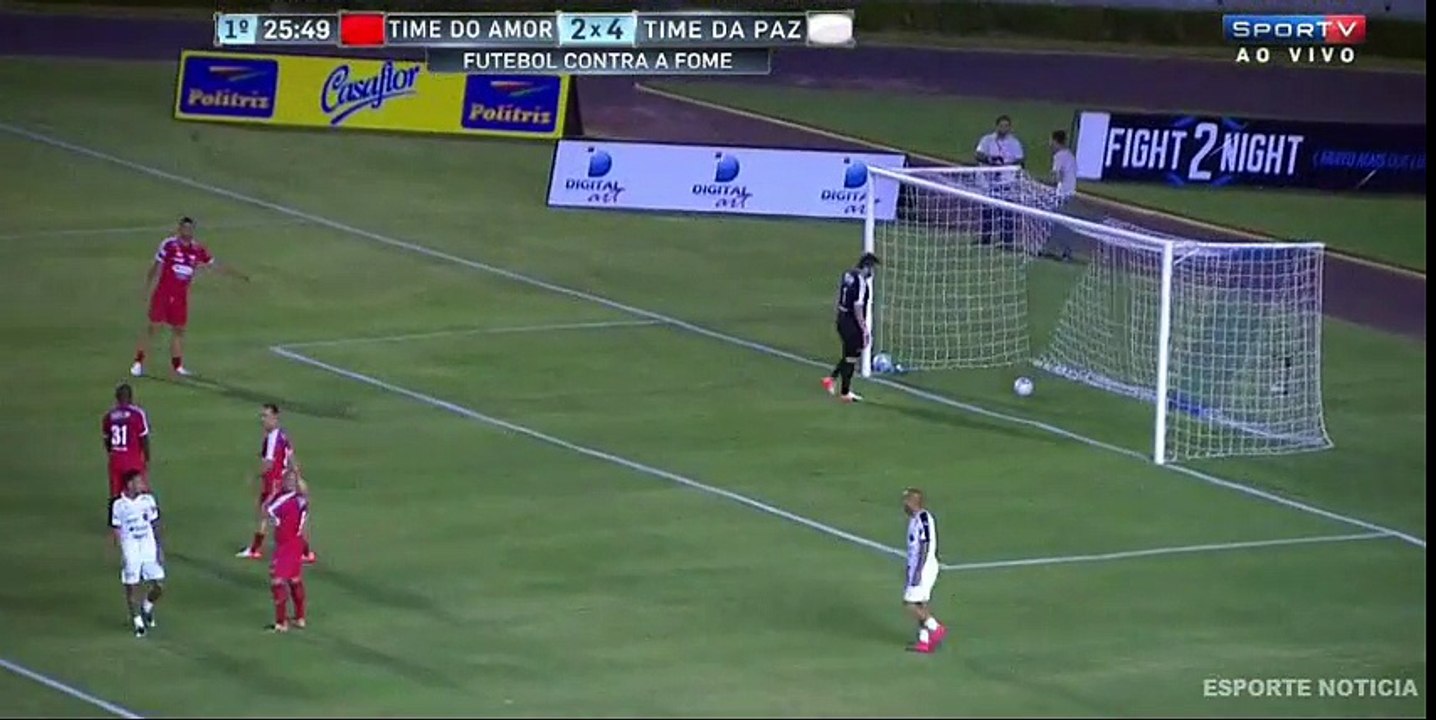 Amigos Alexandre Pires vs Amigos Fernando Pires Golaço Neymar Jogo Beneficente 26-12-2016 (HD)