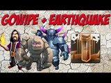Earthquake The New Jump?! | Gowipe Attack Strategy with Earthquake Spell | Clash of Clans