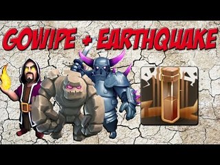 Earthquake The New Jump?! | Gowipe Attack Strategy with Earthquake Spell | Clash of Clans