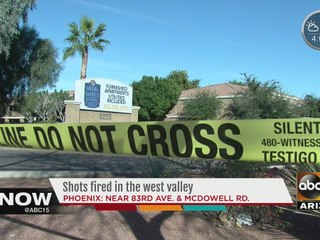 Police investigating shots fired in the West Valley