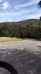 Dust Devil with Blue Skies