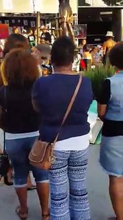 Black Lady in Heels at a Katt Williams Concert
