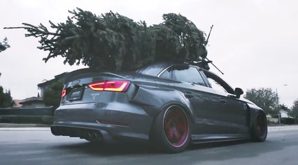 VÍDEO: ¡Navidad a lo grande con este Audi S3 radical!