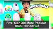 Five Year Old More Popular Than PewDiePie!