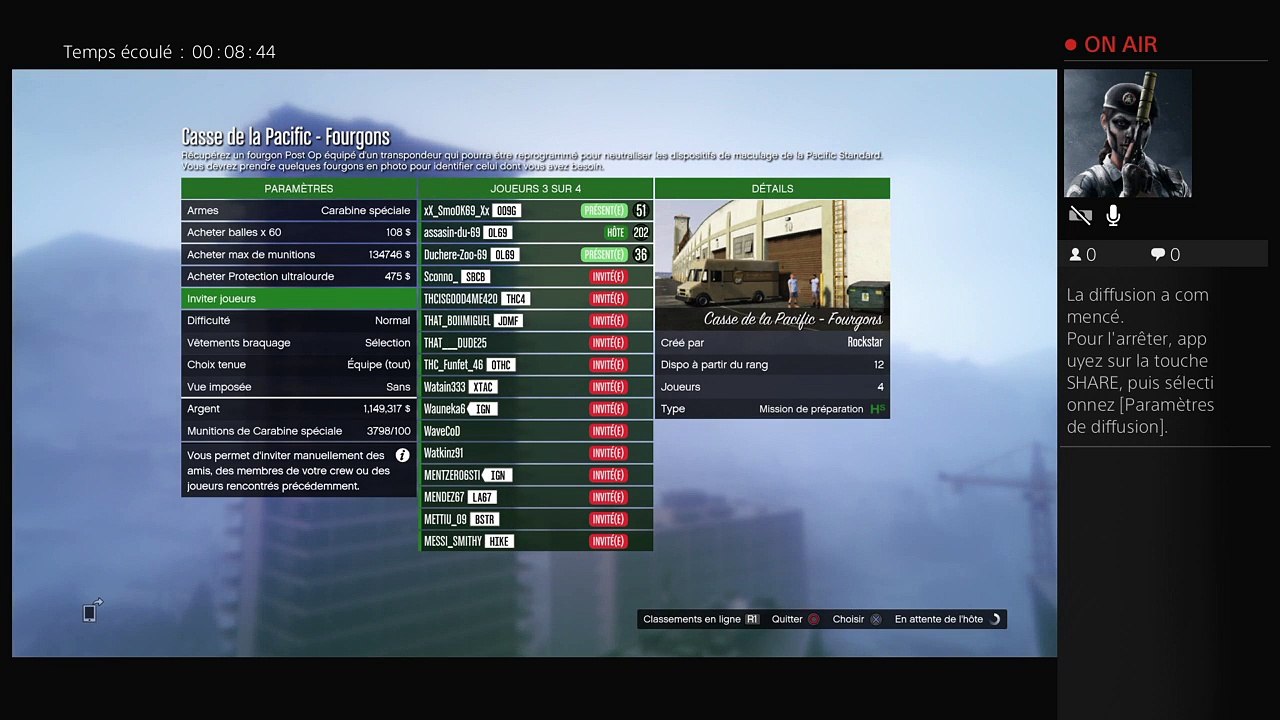 Live avec les pote du kartier GTA5 ONLINE (48)