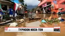 Four dead as Typhoon Nock-Ten continues to pummel Philippines
