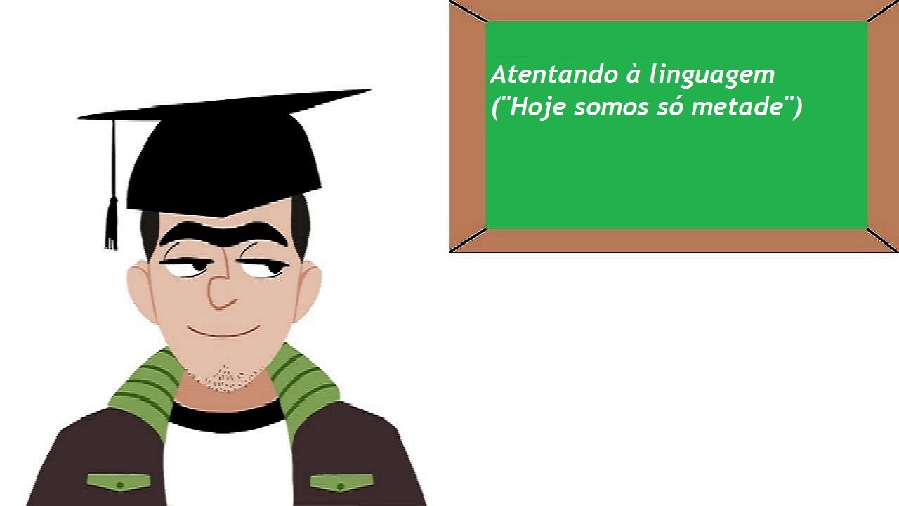 Atentando à linguagem ("Hoje somos só metade")