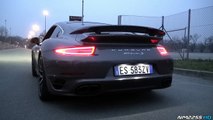 Porsche 991 Turbo S with Tubi Style Exhaust Launch Control Acceleration & Revs! 03