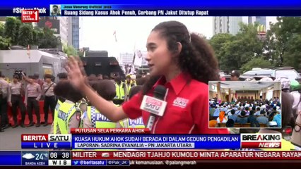 Ratusan Polisi Jaga Ketat PN Jakut