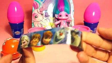 Kinder Surprise Eggs, Hello Kitty, Play Doh, Forzen, Sponge BoB, Looney Tunes