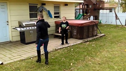 this is why you don't pogostick in heels