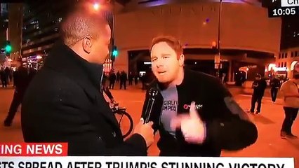 CNN outs themselves by using their own cameramen as fake protester.