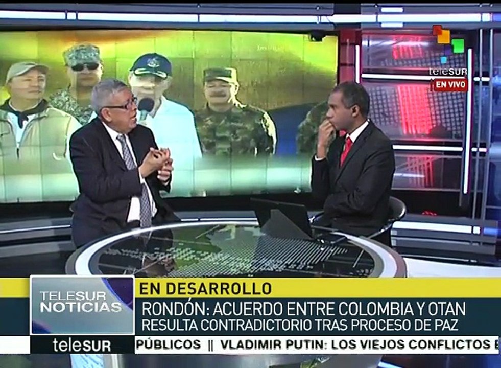 Rondón: Acuerdo Colombia-OTAN, contradictorio tras proceso de paz