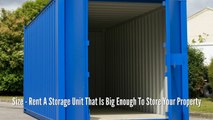 Factors To Consider While Renting A Storage Unit In Warangal