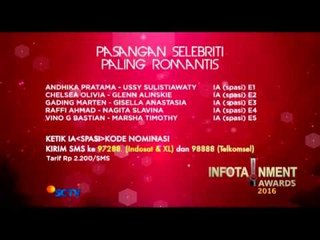 Infotainment Awards 2016 - Polling Pasangan Selebriti Paling Romantis