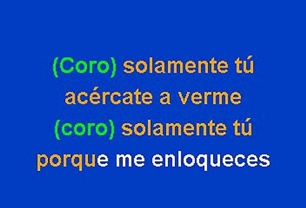 Christina Aguilera - Ven Conmigo (Karaoke)